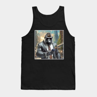 Silver Back Gorilla Tank Top